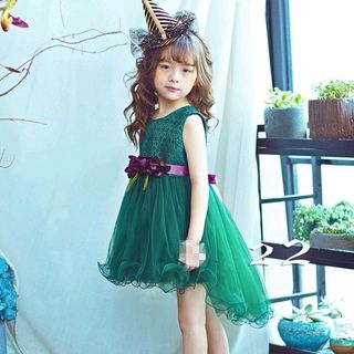 Đầm xòe công chúa cho bé gái
