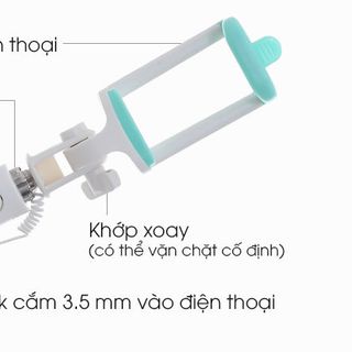 Gậy Chụp Hình Tự Sướng Monopod Thân Trơn - Dành cho Zắc 35