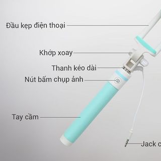 Gậy Chụp Hình Tự Sướng Monopod Thân Trơn - Dành cho Zắc 35