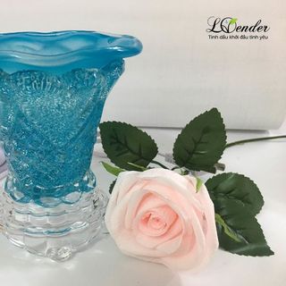 Đèn đốt điện thủy tinh hoa màu