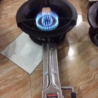 bếp gas công nghiệp cán dài gang dầy mồi inox