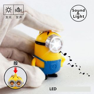 Móc Khóa Minion phát sáng - biết nói I LOVE YOU