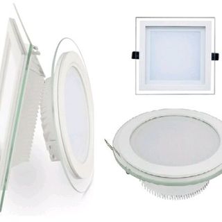 đèn led âm trần kiếng 12w phi 120
