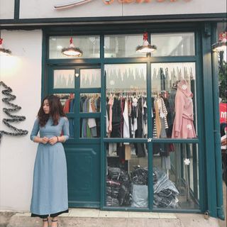 ÁO DÀI ĐÍNH NGỌC XANH BÍCH