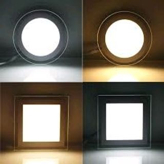 đèn led âm trần kiếng 6w phi 75