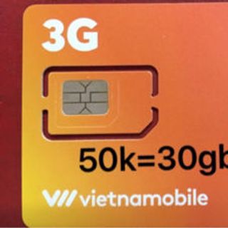 Sim 3G Vietnamobile 50k/30Gb giá sỉ