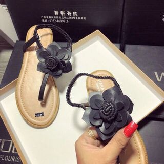giày sandal hoa