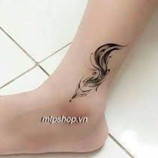 hình xăm dán cáo đen
