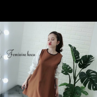 đầm suông tay bèo