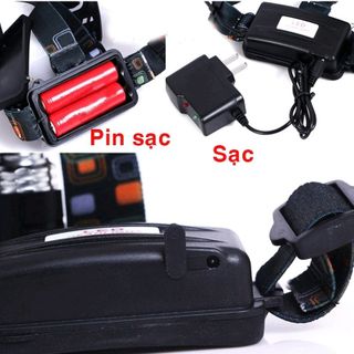 đèn pin đội đầu 3 bóng