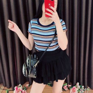 Áo len quảng châu viền sọc