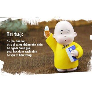 Bộ tượng 3 chú tiểu áo vàng