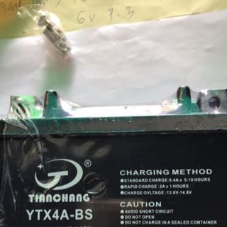Xe mô tô 12v4 Ann miễn bảo dưỡng pin sạc pin