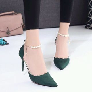 giầy cao gót da lộn