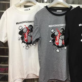 Aó thun Suprem khỉ mẫu riêng tại xưởng