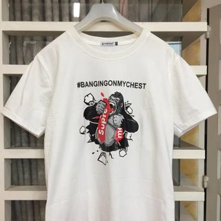 Aó thun Suprem khỉ mẫu riêng tại xưởng