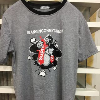 Aó thun Suprem khỉ mẫu riêng tại xưởng