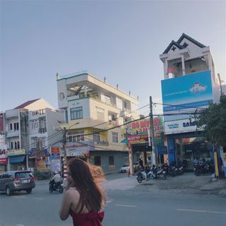 Đầm maxi nơ đỏ