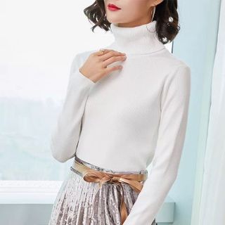 Áo len cổ lọ nữ
