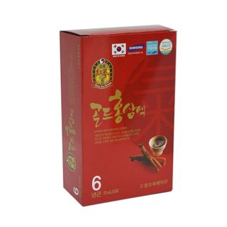 Nước Uống Hồng Sâm 6 Năm Korea Red Ginseng Drink 70 ml x 30 gói