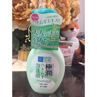 sữa rửa mặt tạo bọt Hadalabo