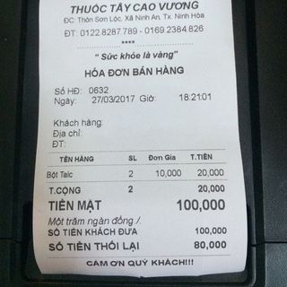 Mua máy in hóa đơn tính tiền k80 tặng kèm 10 cuộn giấy in