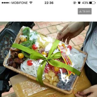 Mứt hoa quả Tết