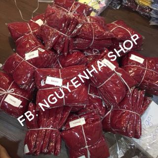 Đầm suông đỏ tay lỡ xinh tươi