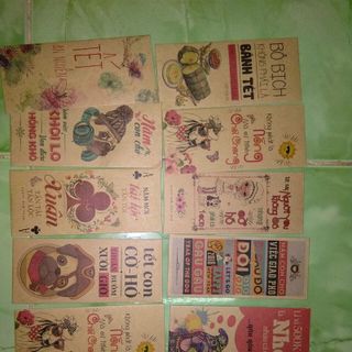 Set bao lì xì 10 mẫu tự chọn bán lẻ