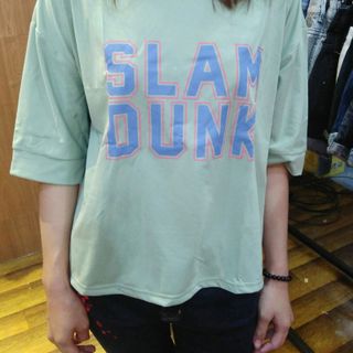 Áo thun tay lỡ SLAMDUNK - 005