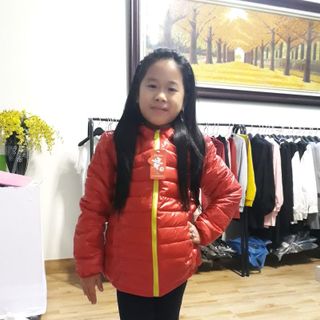 áo khoác trẻ lông vũ