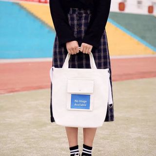 Túi vải canvas có dây kéo dày
