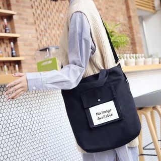 Túi vải canvas có dây kéo dày