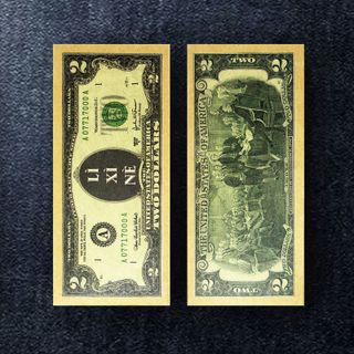 Bao lì xì 2 Dollar may mắn