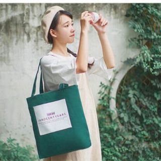 Túi vải canvas có dây kéo dày