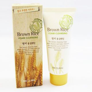 Sữa Rửa Mặt Brown Rice Foam Cleansing 100ml / 3W CLINIC