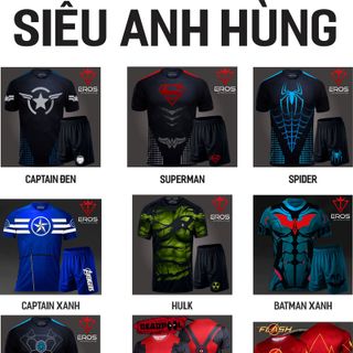 Đồ thể thao Eros - Siêu anh hùng
