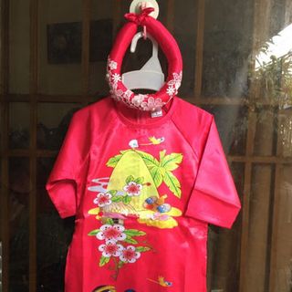 xưởng bibi chuyên sỉ áo dài lụa Thái Tuấn cho bé yêu