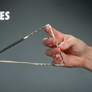 Nam châm Buckyballs 3mm Hình vuông 216 viênBạc