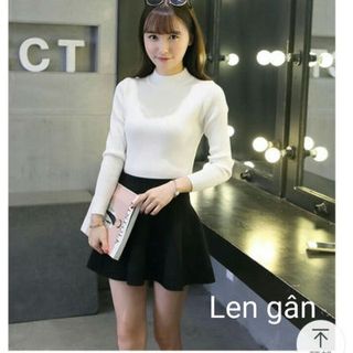 áo len gân v