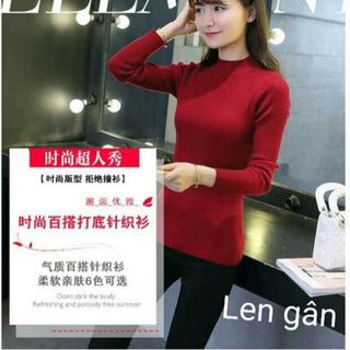 áo len gân v