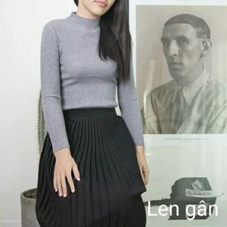 áo len gân v