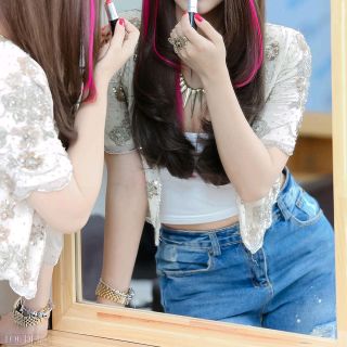 tóc giả line lọn nối chun