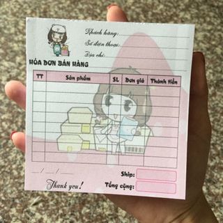 hoá đơn bán Hàng mẫu mới