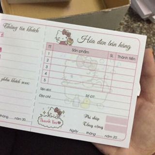 hoá đơn bán Hàng mẫu mới