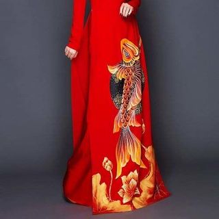 WeddingDung com - Áo dài cưới - Áo dài sui gia
