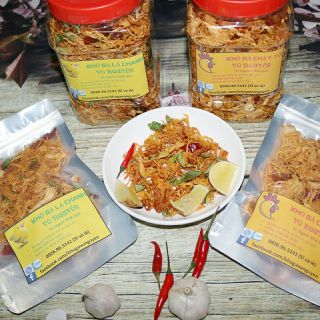 KHÔ GÀ NHÀ LÀM VŨ NGUYỄN/ KHÔ GÀ LÁ CHANH/ KHÔ GÀ CHÁY TỎI