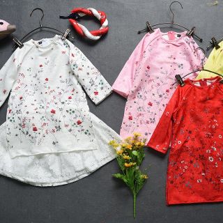 Áo dài hoa nhí