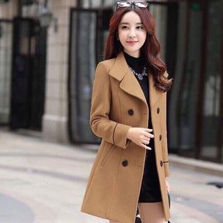 Áo khoác dạ dáng dài