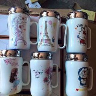 ca sứ nắp giữ nhiệt